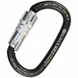 Kong Ovalone Double Locking Steel Carabiner