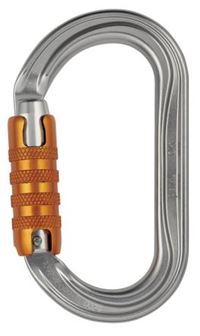 Carabiner - Petzl - OK H Frame - Triact Lock - Aluminum - Oval 